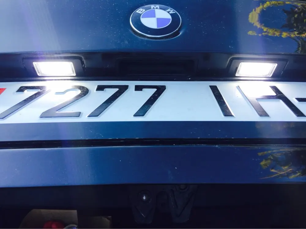 Светодиодный светильник 24SMD для номерного знака BMW E90 E90N E91 E92 E93 M3 E70 E39 E60 E82 E84 E88 без