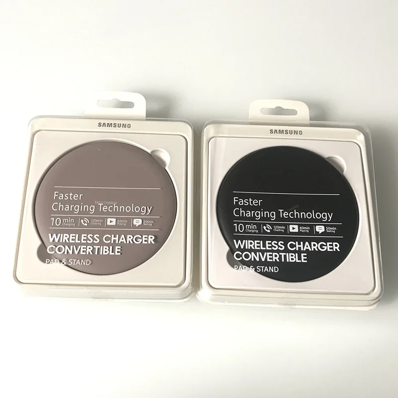 Оригинальное Беспроводное зарядное устройство samsung S8 Qi Smart Quick Charge для iPhone X XR XS