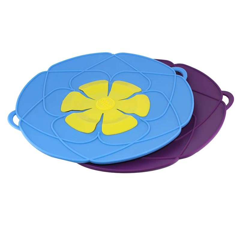 YIBO Silica Gel Anti-Overflow Cover Kitchen High Temperature Resistant Splash Pot Household Dustproof Tool | Дом и сад
