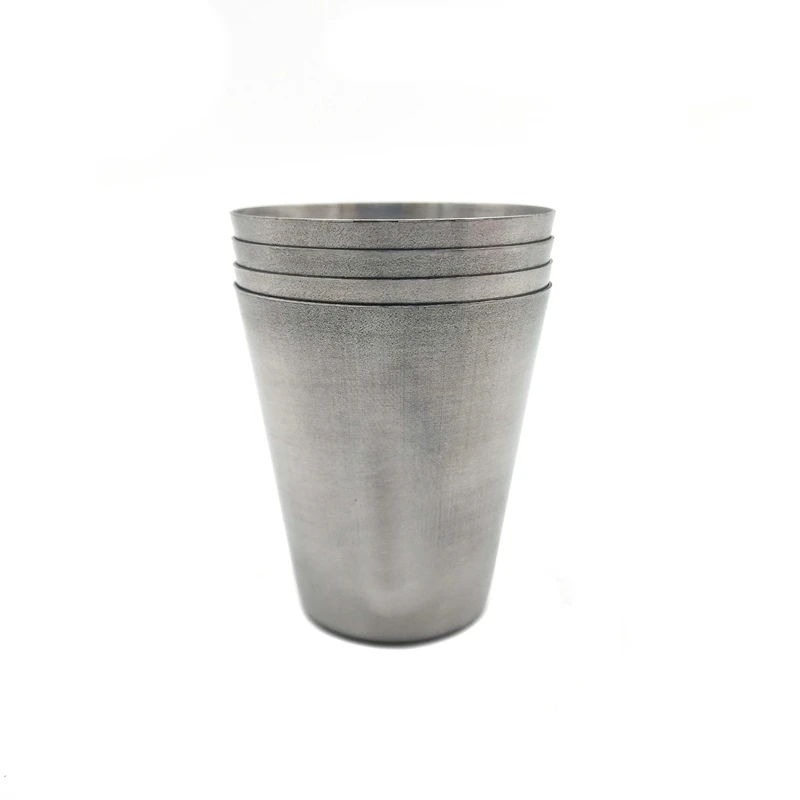 1 комплект из 4 чашек нержавеющей стали 30 мл 70 180 мл|camping cup|cup mugmug coffee |