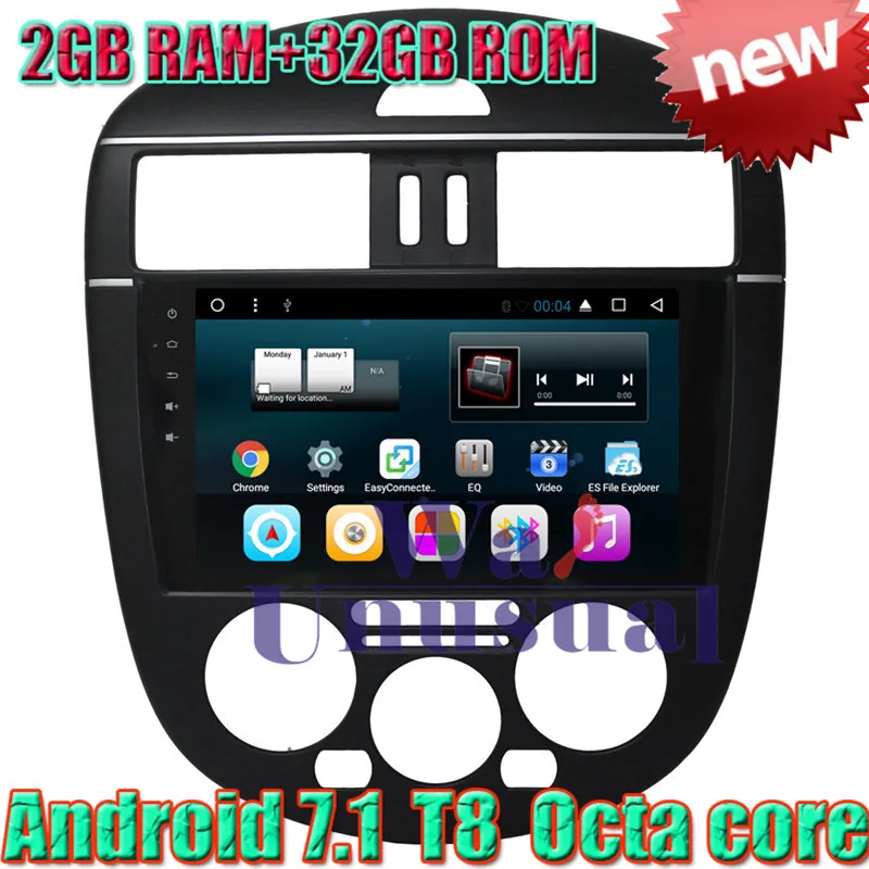 Wanuary 9 &quotВосьмиядерный 32G 2G RAM Android 7 1 автомобильный Радио плеер GPS для Nissan Tiida L 2011 2012