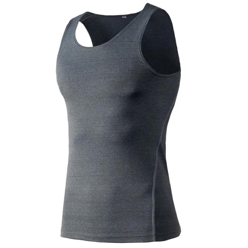 SJ-Maurie, топ для спортзала, мужские компрессионные футболки, для бега, Polera, для бега, Hombre, футболка для фитнеса, для тенниса, футбола, Джерси, спортивная одежда - Цвет: Серый