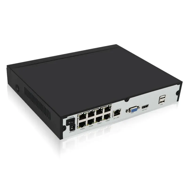 8CH 4k 1080P 48V POE NVR комплект 8 шт. 4MP 2MP PoE IP камера P2P облачная система видеонаблюдения ИК наружная камера ночного видения видеонаблюдение