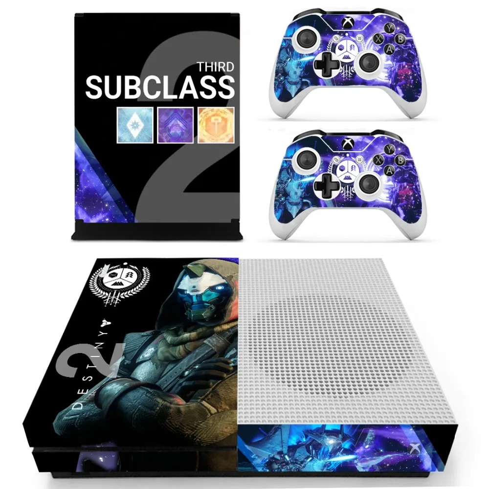 Игра Destiny 2 наклейка на кожу для Xbox One S консоль и контроллеры тонкая кожа Наклейка s