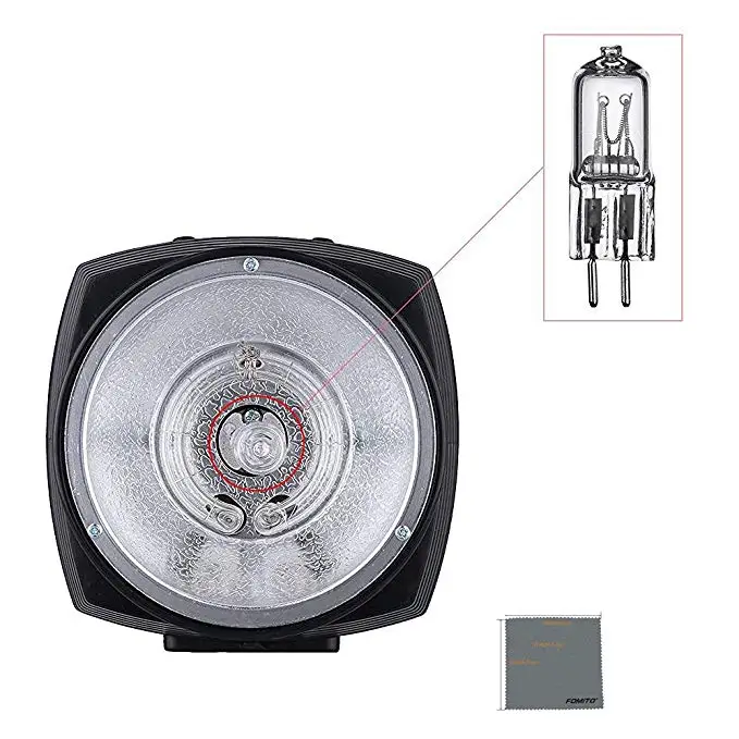 Fomito 75W 110V трубчатая вспышка лампа для фото студии Compact Flash проблесковым маячком |