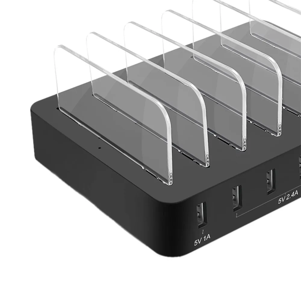 Зарядное устройство 6 портов USB 50 Вт зарядное для телефона портативное мини 100 240 В
