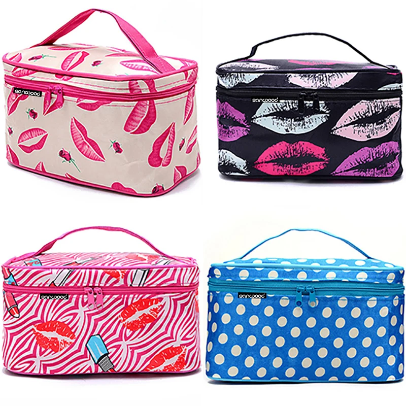 Женская многофункциональная дорожная косметичка для макияжа сумка органайзер
