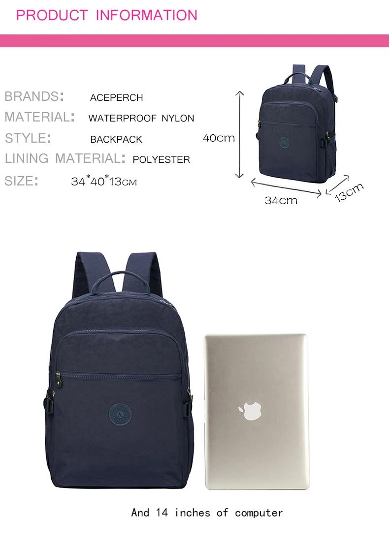 ACEPERCH Повседневный школьный рюкзак для подростков Mochila Escolar дорожные школьные сумки рюкзак для ноутбука с брелок "Обезьяна"