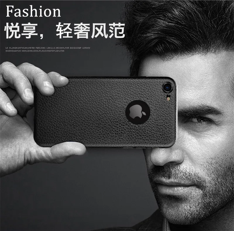 Luxury Retro leather Pattern Phone Case For Apple iPhone 7 6 6S 8 Plus Ultra Thin soft silicone Cover iPhone6 X 8Plus Coque |