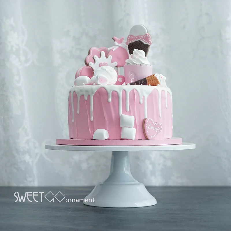 SWEETGO Grand baker подставка для торта 12 дюймов белый свадебный торт инструменты жаропрочная посуда для фондан украшения торта принадлежности десертный стол pops
