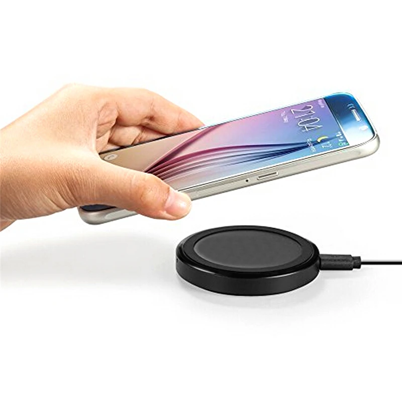 Беспроводное зарядное устройство для Note 5 8 Nokia Mini Qi USB зарядка iPhone X Plus Samsung Galaxy S6 S7