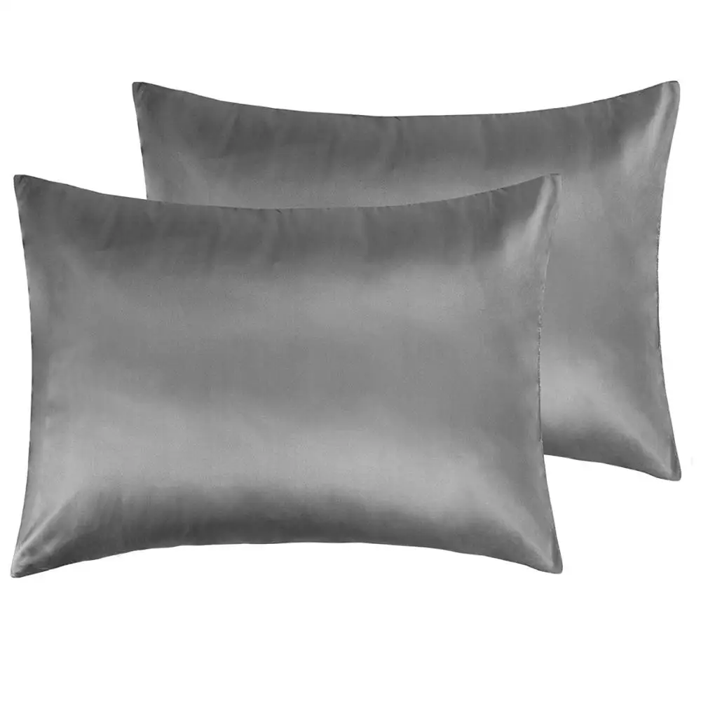 Satin Silk 800 Thread count smooth pillowcases bedding 2 Pieces one pair hotel and home Pillow cover | Дом и сад