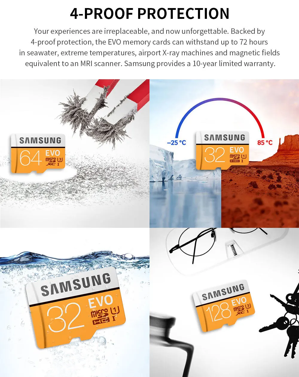 Карта памяти Micro SD SAMSUNG 32G 64G 128G 256 MicroSD карты SDHC SDXC Max 95Ms EVO 32GB 64GB C10 TF Транс флэш-карта Micro