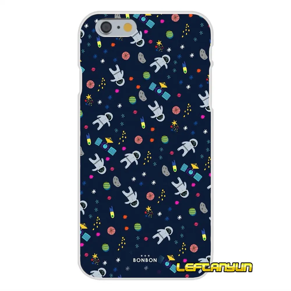 Аксессуары Чехлы для телефона дирижабль астронавт звезды серии Moon Night iPhone X 4 4S 5 5S