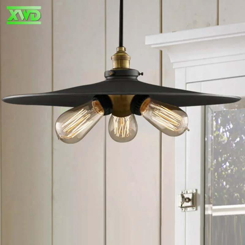 

Vintage 3 Head Foyer Iron Pendant Lamp Coffee House/Dining Hall/Club/Foyer/Shop Indoor Lighting E27110-240V Free Shipping