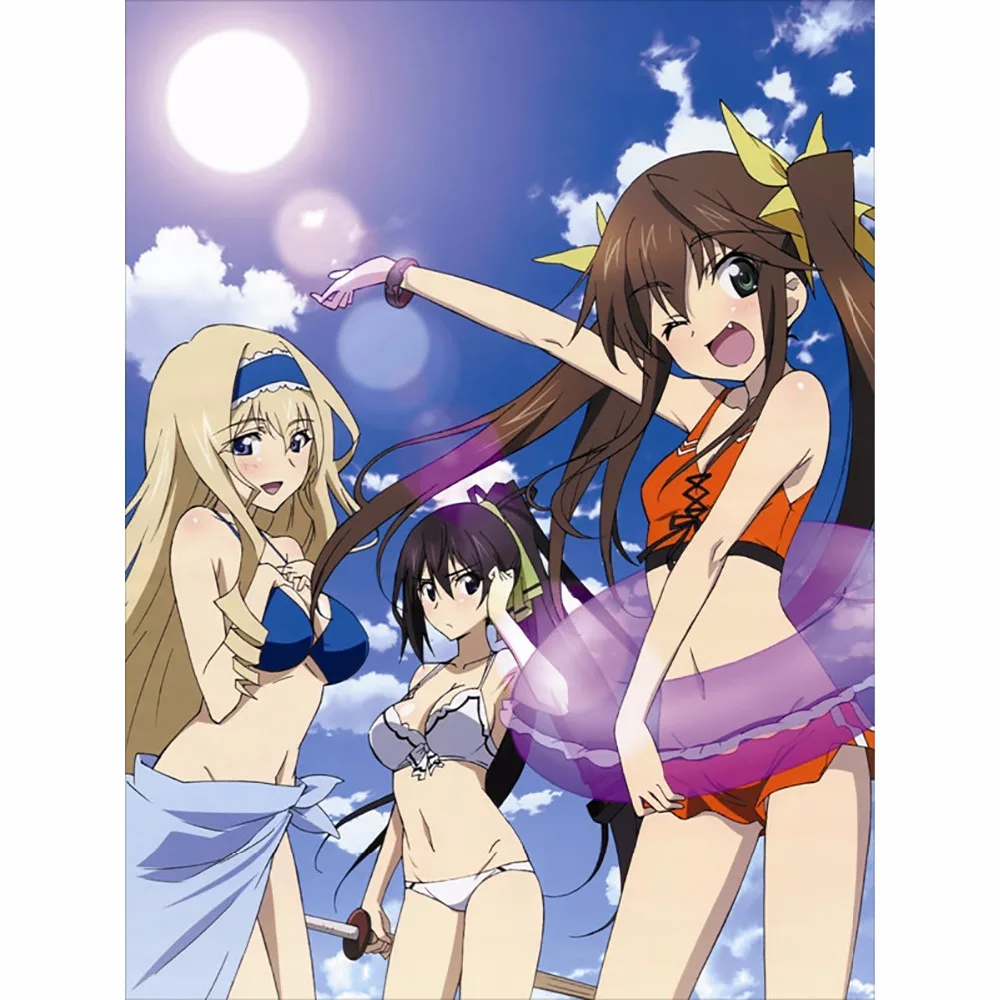 

Постельное белье 3D с рисунком из аниме, Φ 150*200 см, одеяло простыни infinite-stratos