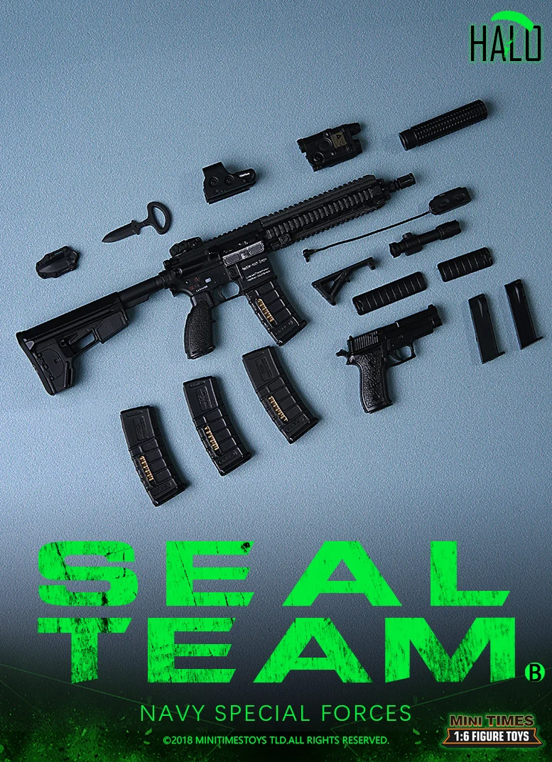 Minitimes игрушки 1/6 M013 sealteam уплотнение капитан K9 ночное прыгать действия Рисунок