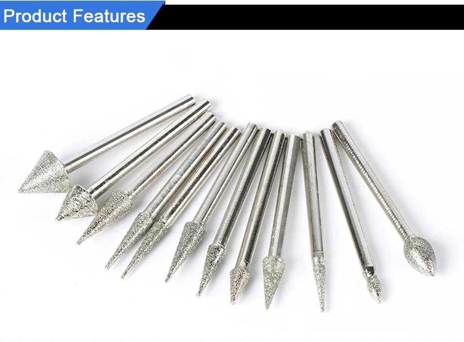 Tungfull Dremel аксессуары электрическая шлифовальная машина Шлифовальная головка наждачные головки для шлифовки Набор 50 шт. нефрит полировка гравировка пилинг