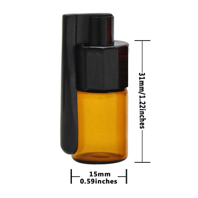 Стеклянный чехол для табака храпа Botella 36/51 мм 2 шт. акриловый таблеток случайный