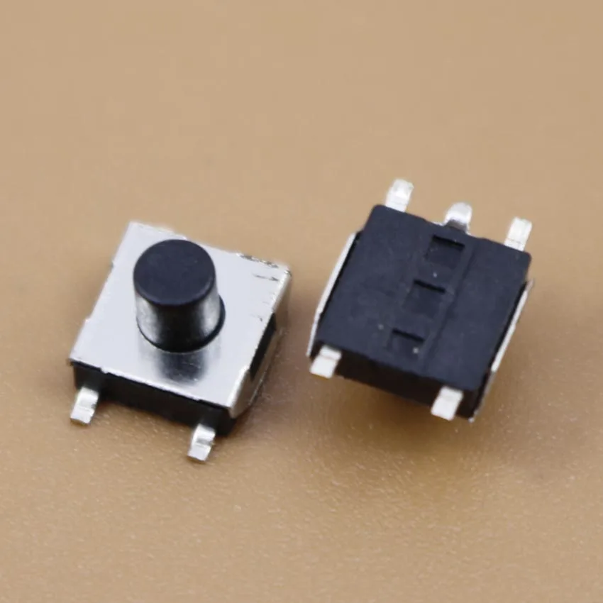 YuXi 1 шт. кнопочный переключатель 6*6*5 тактовый тактильный 6x6x5 SMD SMT Высота 5 мм|height| |