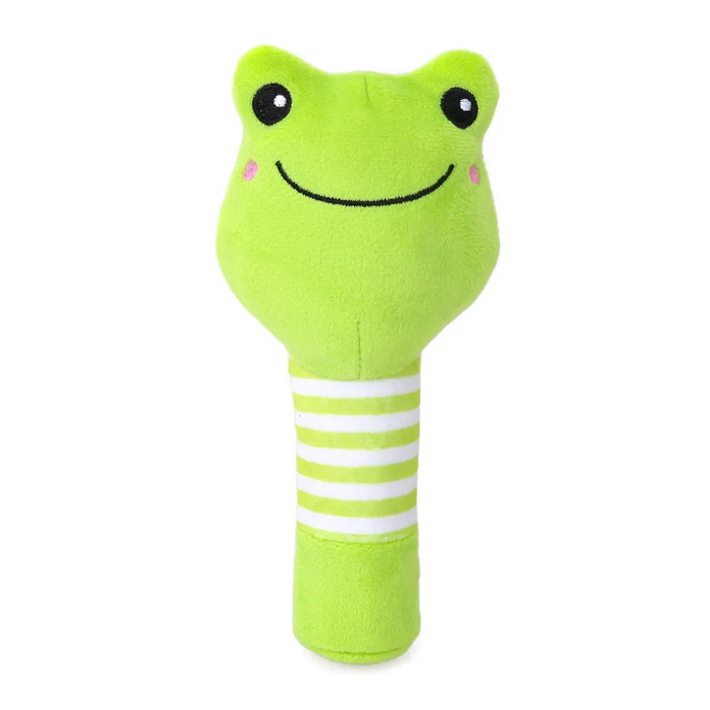 Frog Fulljion погремушки для малышей, игрушки для мобильных телефонов, мягкие музыкальные погремушки в виде животных, Обучающие Развивающие куклы для коляски, милые игрушки для младенцев - Цвет: Frog