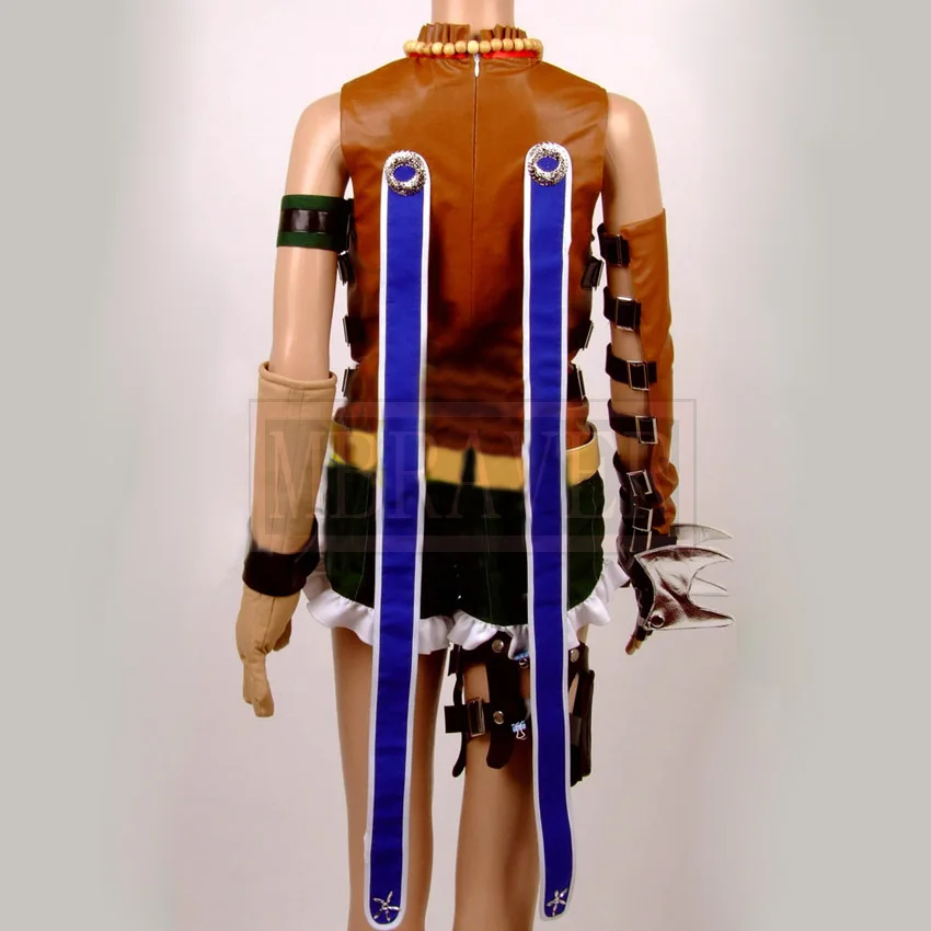 

Newest High Quality Final Fantasy X 10 Rikku Uniform Cosplay Costume