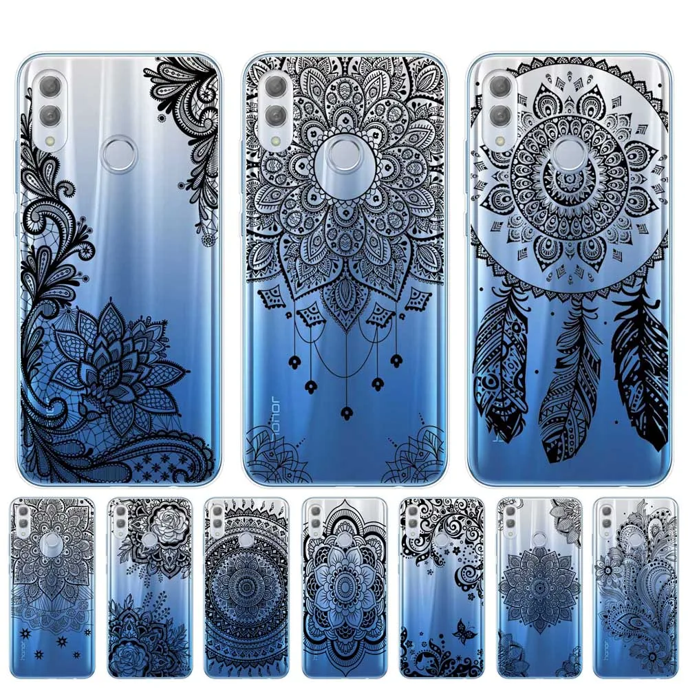 Чехол для телефона RUIXKJ с цветочным рисунком Huawei Honor 10 20 Lite 10i 8X 8C Mate Pro кружевные