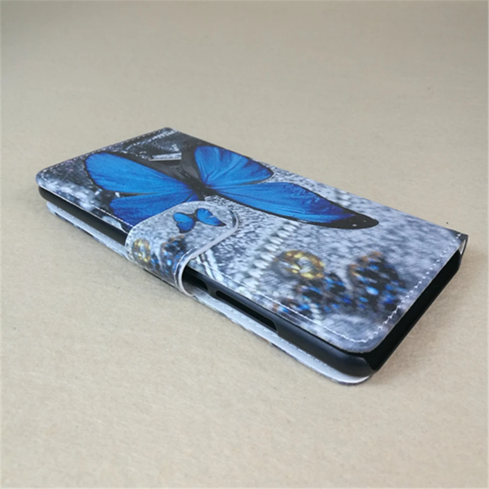 Новый дизайнерский чехол книжка с бабочкой и цветочным флагом для Xiaomi Redmi 7 6 26