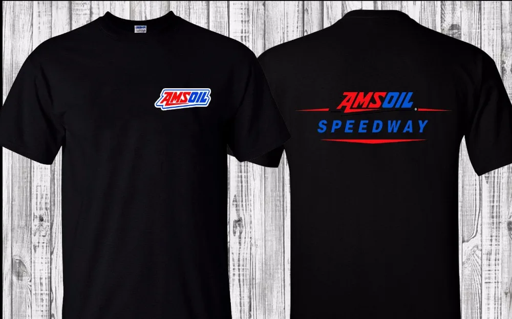 

Double Side Printed Design 100% Cotton Oil Speedway T-Shirt Street Wear Tee Shirt