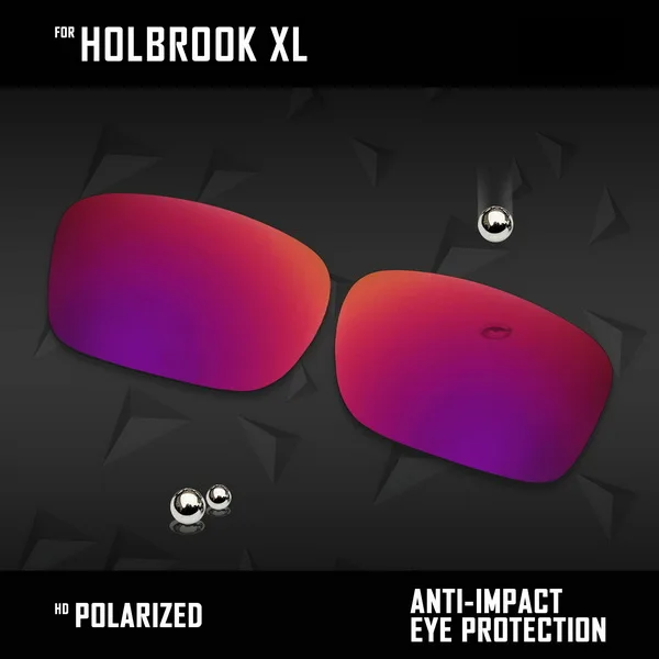 Midnight Sun OOWLIT Lenses Replacements For Oakley Holbrook XL OO9417 Sunglasses Polarized- Multi Colors - Цвет линз: Midnight Sun