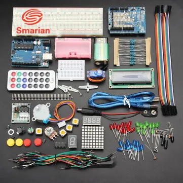 Smarian официальный UNO R3 базовый стартовый Обучающий набор обновленная версия для