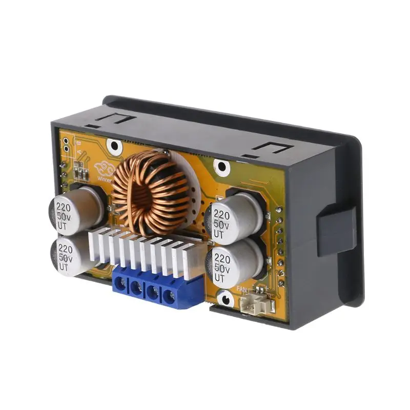 OOTDTY 1 шт. 5A DC понижающий модуль Регулируемый Напряжение Питание 6V 32V постоянного