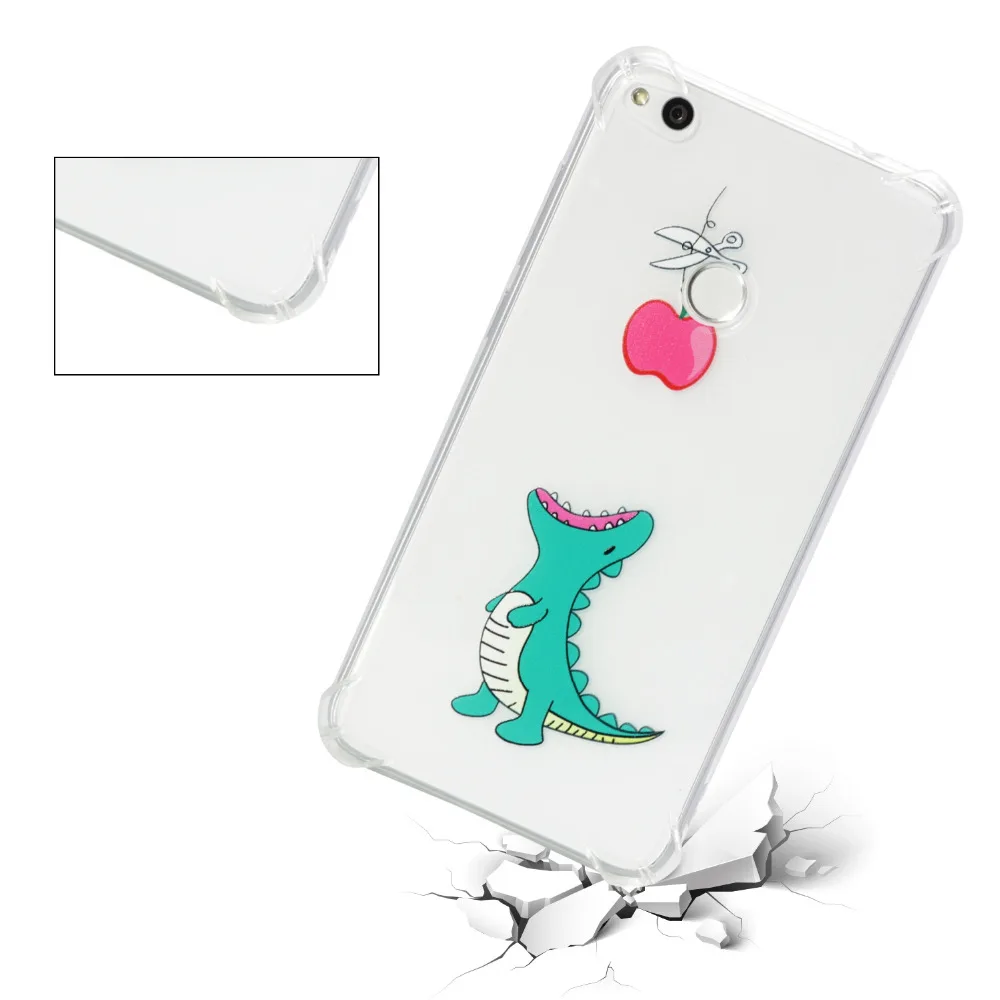 Unicorn Rainbow Horse butterfly owl Pattern Soft Silicon Heavy Protection Case Cover for Huawei Y3 Y5 P8 P9 P10 P20 Lite Mate 10 |