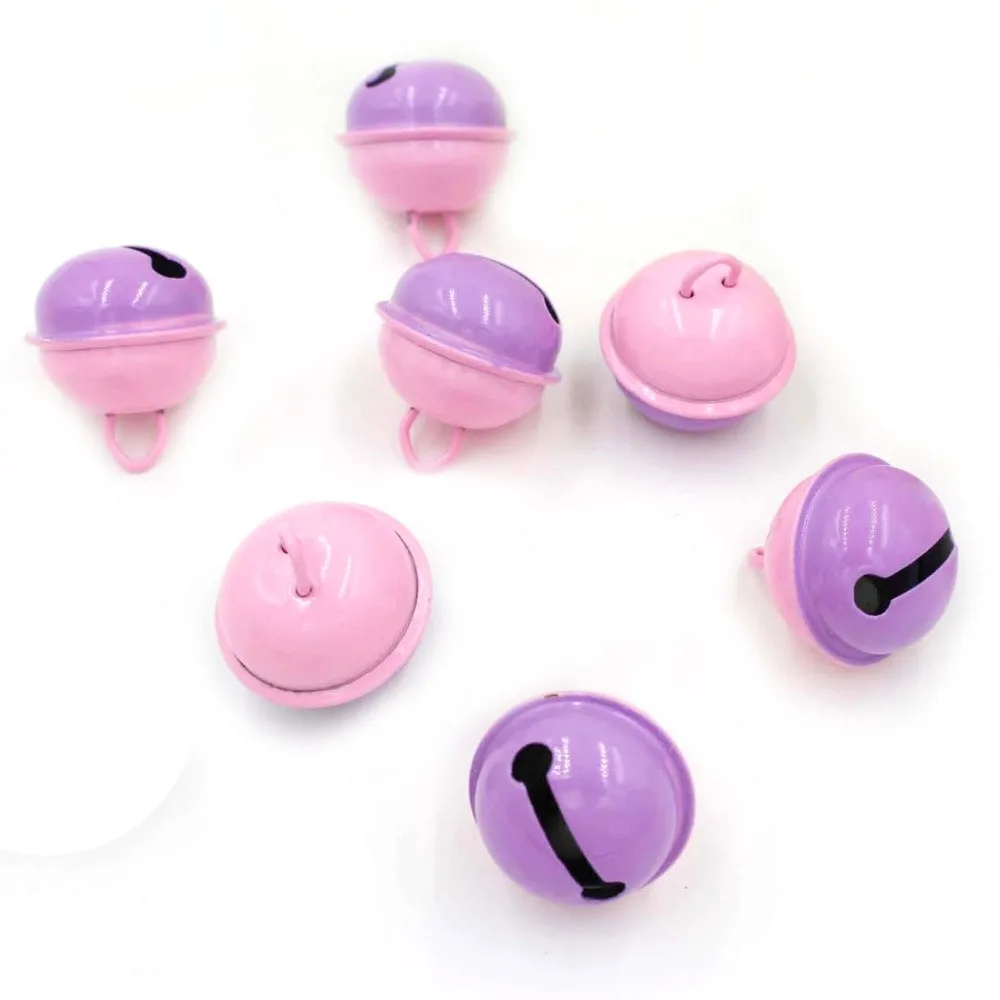 Красочные колокольчики 21 мм Jingle рождественские бусины мячи изысканные петли