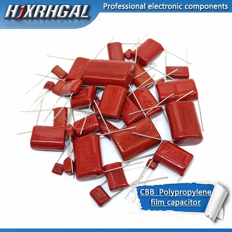 Полипропиленовый пленочный конденсатор hjxrhgal 10 шт. 100V471J 100V474J 2000V104J 250V105J 400V224J 450V225J