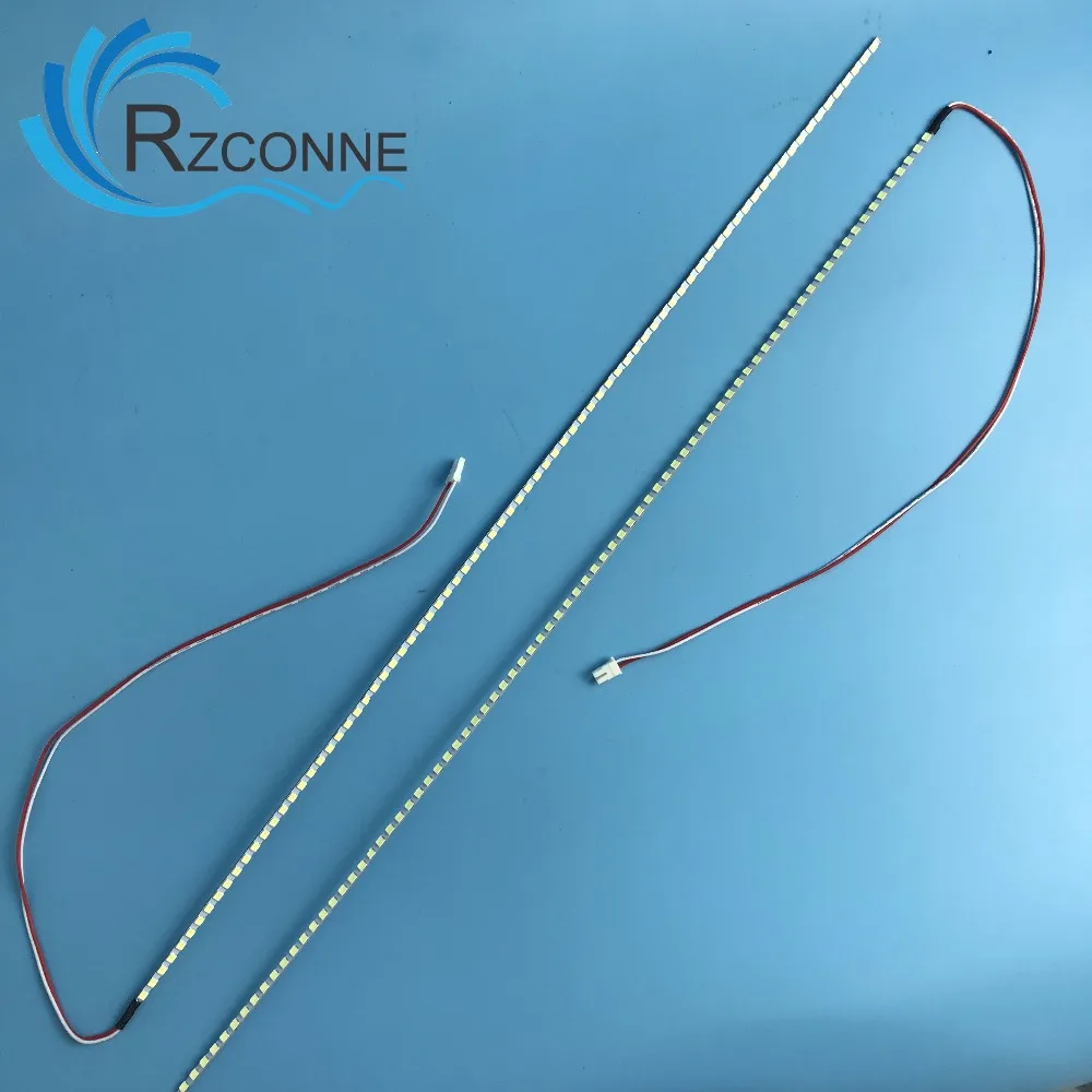 Светодиодные лампы с подсветкой, 488 мм, для обновления ЖК-монитора, 22 дюйма, с 87 светодиодами, светодиодная лента для ЖК-дисплея, 2 шт./Лот, можно отрезать каждые 3 лампы