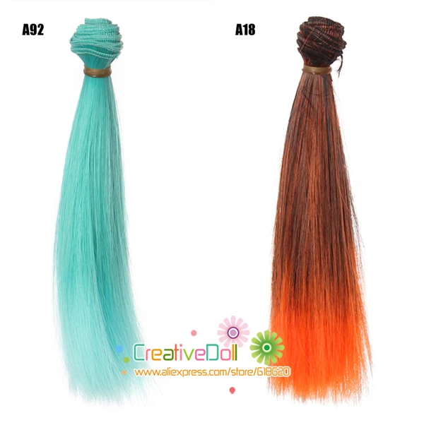 Кукла с прямыми волосами для шарнирной куклы 20 см|hair locks hair extensions|wigs large cap sizehair wigs