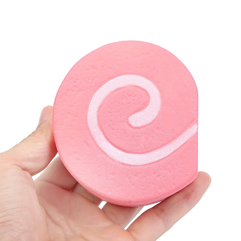 Kawaii Jumbo 10 см мягкий Сжимаемый рулон яиц торта мягкая медленно поднимающаяся