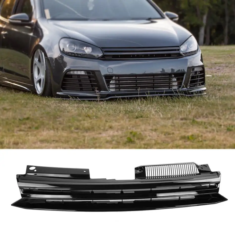 Шестигранная сетка сотовая решетка для GTI Стиль Badgeless Шестигранная сетка решетка капота гриль универсальный для VW Golf MK6 Jetta 2010- решетка капота