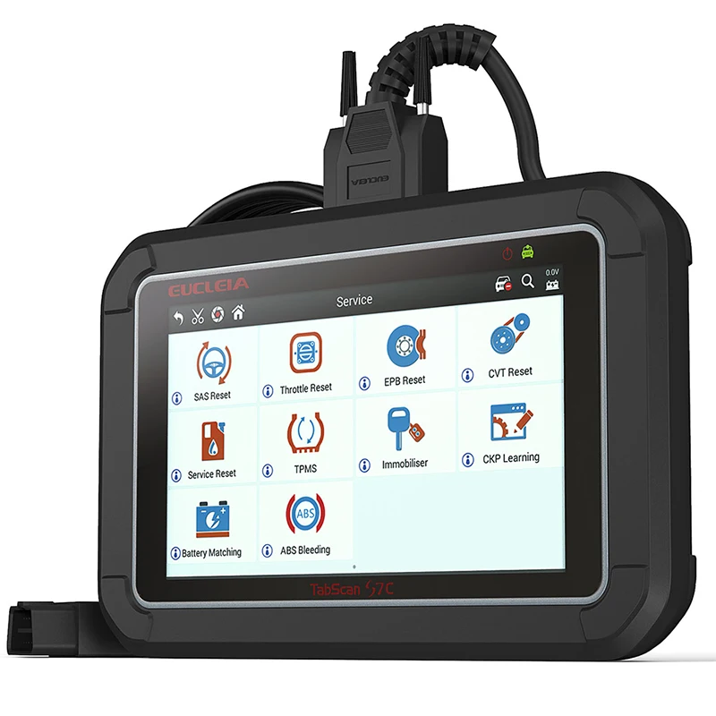 EUCLEIA S7C OBD 2 Автомобильный сканер для диагностики инструмент Подушка безопасности; abs EPB SAS DPF Сброс системы контроля срока службы масла OBD ii ODB Автомобильный сканер ODB2