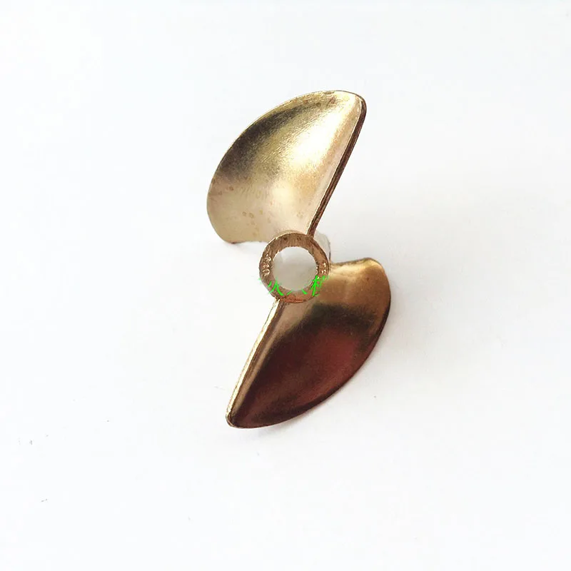 

1PC 440 Propeller Two-blade 38mm D38 Copper Propellers 4mm/4.76mm 1/4" Hole Props/Paddle for RC Brushless Jet Boats