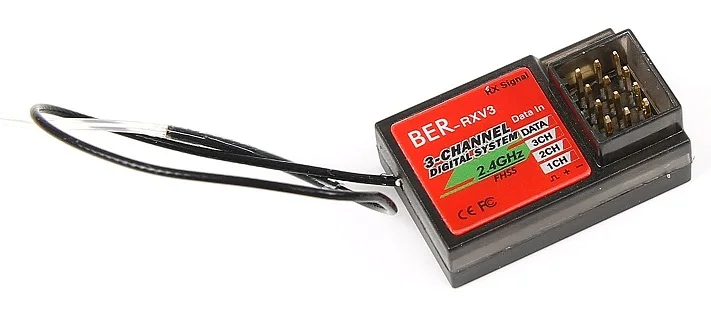 BER-TRC1 RXV3 2 4G 3CH система цифрового приемника для 1/5 Rovan HPI KM FG Baja прокладка 5B 5T 5SC F5 4WD на
