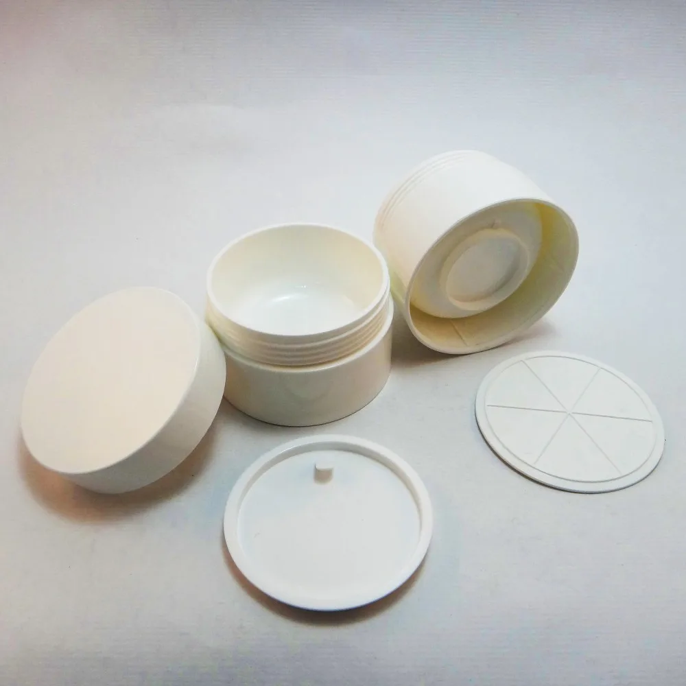 120 мл Косметическая пустая белая PP крем лосьон широкая банка для рта