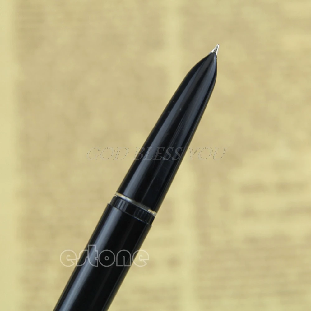 Черная винтажная Классическая перьевая ручка Hero 366 с капюшоном и тонким