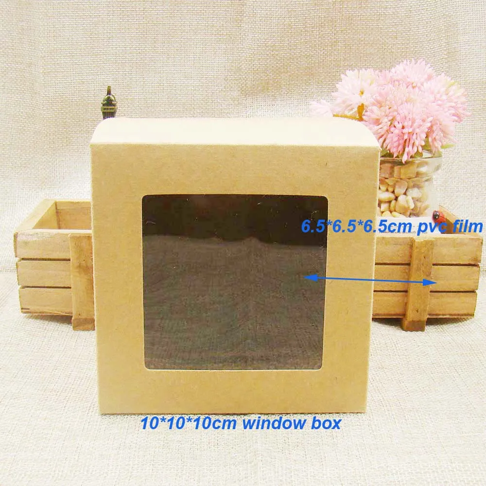 10*10*10 см 30 шт. бесплатная доставка коричневая свадебная фотография прозрачное