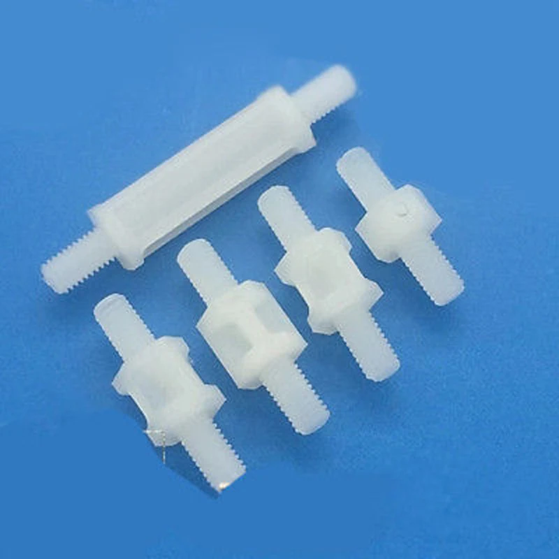 Стыки с двойной головкой из нейлона M3|threaded stud|double thread studcolumns pillars |