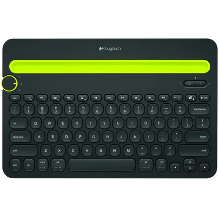Многофункциональная bluetooth-клавиатура для IPAD, клавиатура для мобильного телефона, стильная клавиатура - Цвет: black