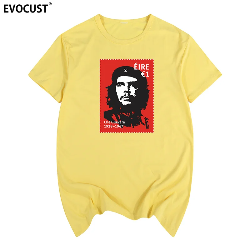 Летняя Хлопковая мужская футболка che Guevara с принтом в стиле ретро |