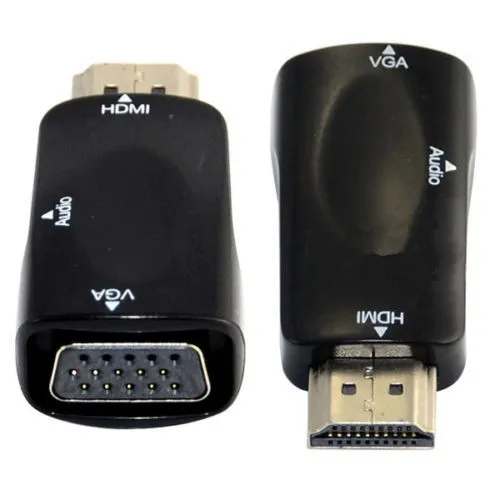 HD к vga линии с аудио VGA мать компьютеру конвертер разъем интерфейс hdim|Соединители|
