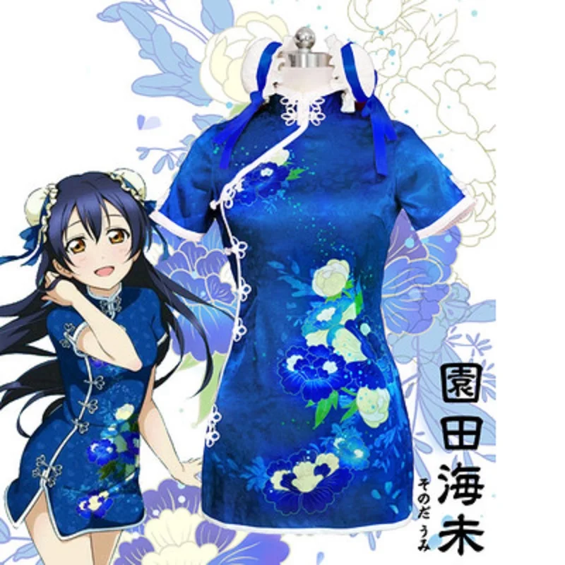 Аниме love live Униформа shool Косплей uniforme honoka sailor cheongsam maki hanayo lovelive сказка |
